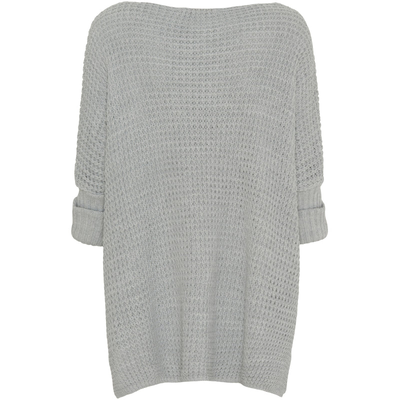 MARTA DU CHATEAU Marta Du Chateau dam stickad MdcMille Knit Lightgrey