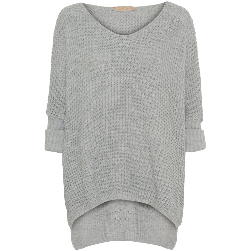 MARTA DU CHATEAU Marta Du Chateau dam stickad MdcMille Knit Lightgrey