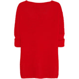 MARTA DU CHATEAU Marta Du Chateau dam stickad MdcMille Knit Red3083