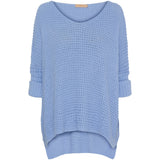 MARTA DU CHATEAU Marta Du Chateau dam stickad MdcMille Knit Skyblue