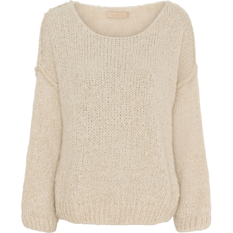 MARTA DU CHATEAU Marta Du Chateau dam stickad MdcOlivia Knit Beige