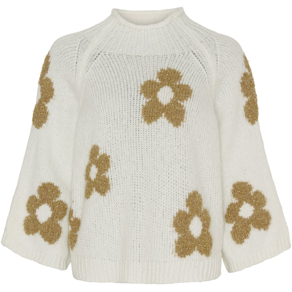 MARTA DU CHATEAU Marta Du Chateau dam stickad MdcShana Knit Blanco/Beige