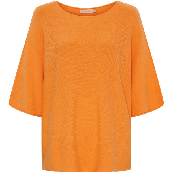 MARTA DU CHATEAU Marta Du Chateau dam stickad MdcSia Knit Orange14472