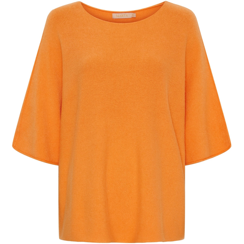 MARTA DU CHATEAU Marta Du Chateau dam stickad MdcSia Knit Orange14472