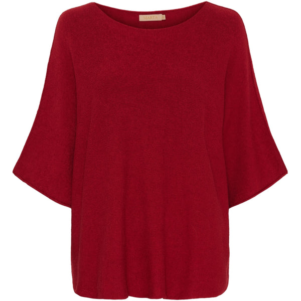 MARTA DU CHATEAU Marta Du Chateau dam stickad MdcSia Knit Red4308