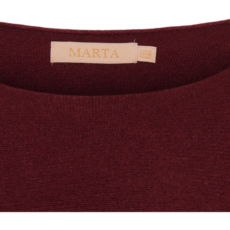 MARTA DU CHATEAU Marta Du Chateau dam stickad MdcSia Knit Wine