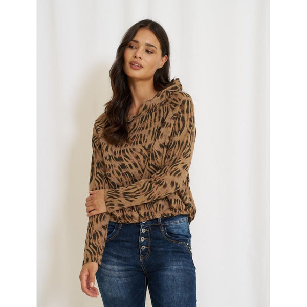 MARTA DU CHATEAU Marta Du Chateau dam sweatshirt MdcNora Sweatshirt Camel