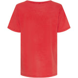 MARTA DU CHATEAU Marta Du Chateau dam t-shirt MdcInge T-shirt CW Red