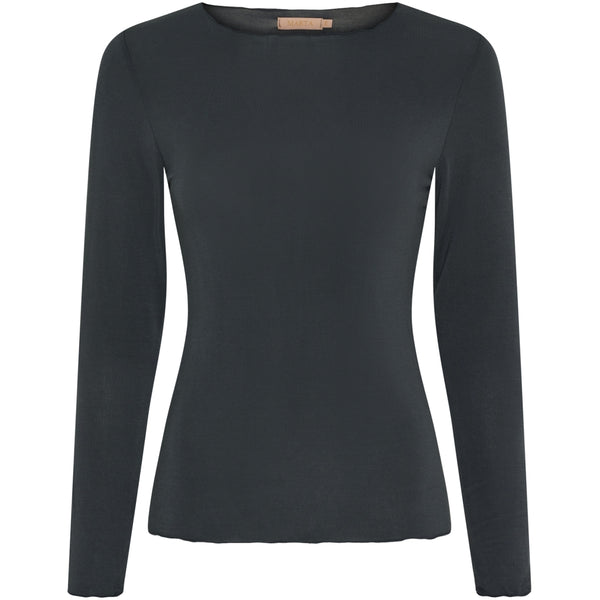 MARTA DU CHATEAU Marta Du Chateau dam t-shirt MdcLeonora 5894 T-shirt Dark Grey