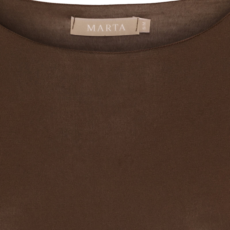 MARTA DU CHATEAU Marta Du Chateau dam t-shirt MdcLeonora 5894 T-shirt Moro