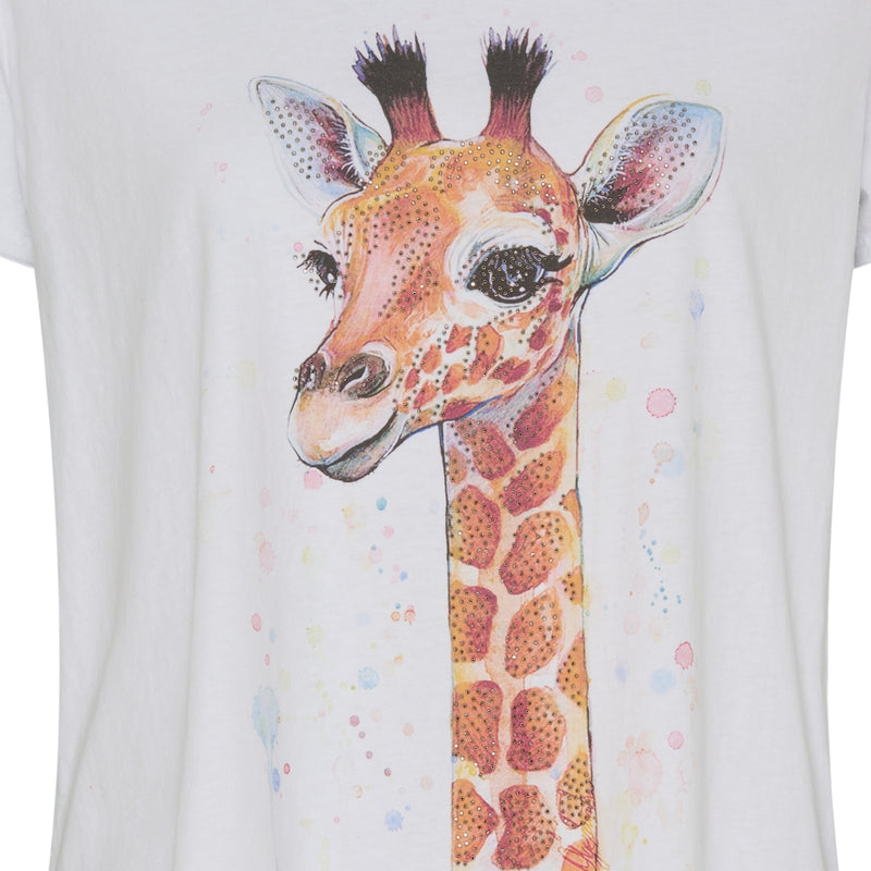 MARTA DU CHATEAU Marta Du Chateau dam t-shirt MdcMarie T-shirt Original Giraffe