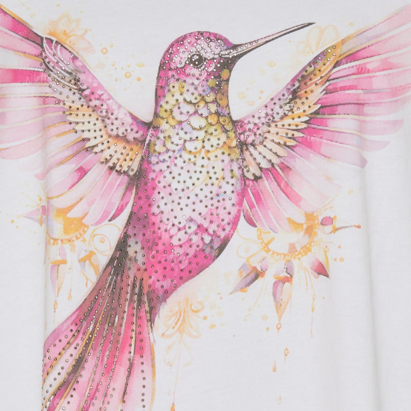 MARTA DU CHATEAU Marta Du Chateau dam t-shirt MdcMarie T-shirt PinkBird