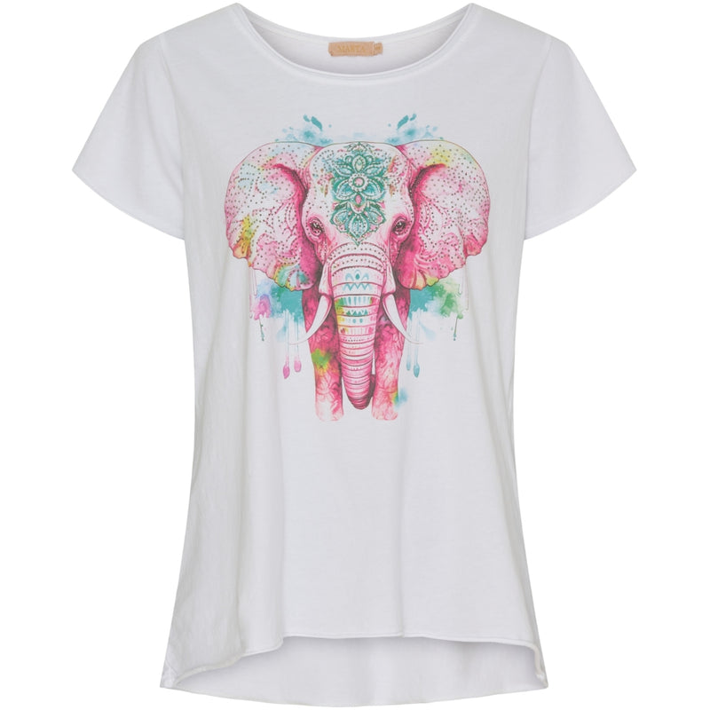 MARTA DU CHATEAU Marta Du Chateau dam t-shirt MdcMarie T-shirt Pink Elephant