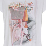 MARTA DU CHATEAU Marta Du Chateau dam t-shirt MdcMarie T-shirt Rosabike