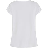 MARTA DU CHATEAU Marta Du Chateau dam t-shirt MdcMarie T-shirt WhitePineappel