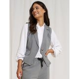 MARTA DU CHATEAU Marta Du Chateau dam väst MdcFilippa 6541 Vest Grey