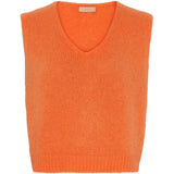 MARTA DU CHATEAU Marta Du Chateau dam väst MdcMarlene Vest Orange4027