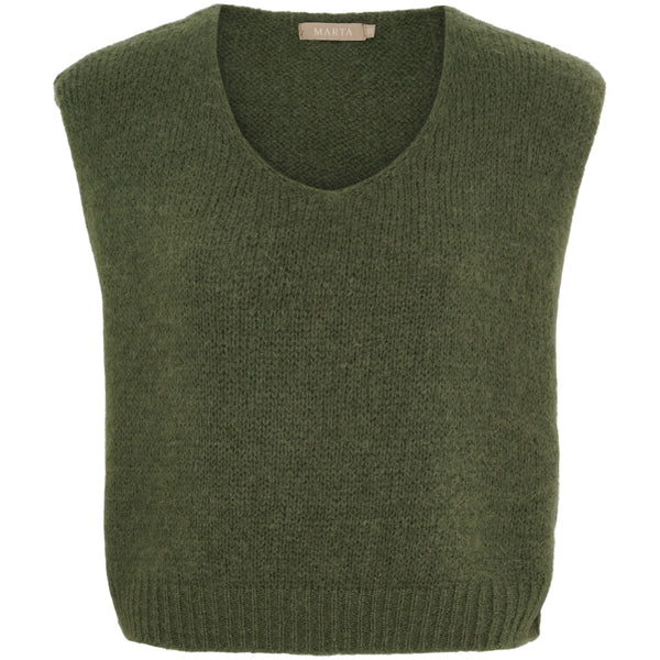 MARTA DU CHATEAU Marta Du Chateau dam väst MdcMarlene 5114 Vest Military27623