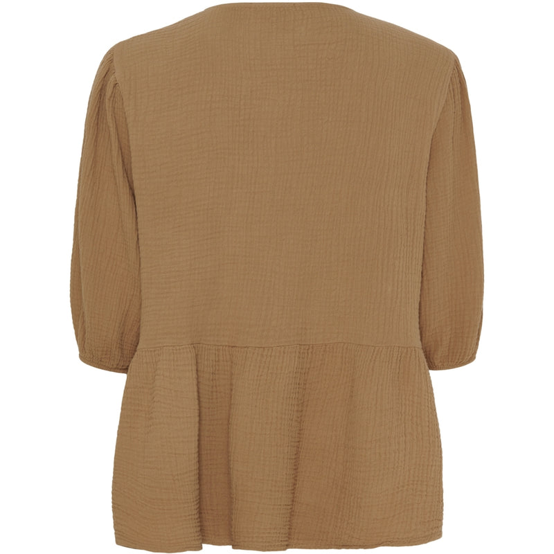 MARTA DU CHATEAU Marta Du Chateau dam blus MdcAngela Blouse Macchiato