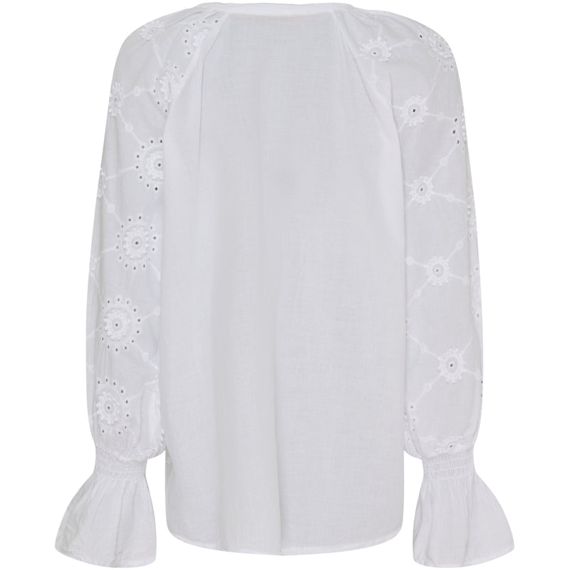 MARTA DU CHATEAU Marta Du Chateau dam blus MdcBianca Blouse White