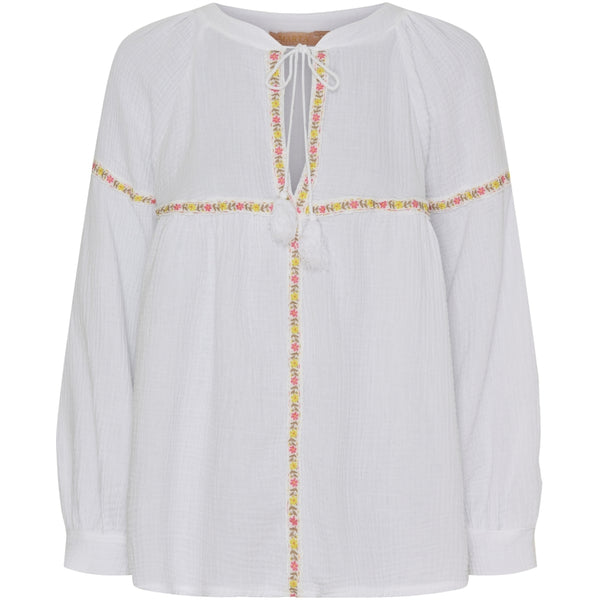 MARTA DU CHATEAU Marta Du Chateau dam blus MdcDebora Blouse White