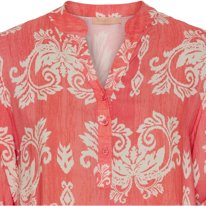 MARTA DU CHATEAU Marta Du Chateau dam blus MdcFranziska 1614new Blouse CoralloHL013DB
