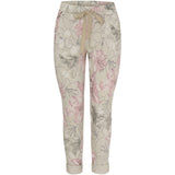 MARTA DU CHATEAU Marta Du Chateau dam byxor MdcMiley Pant BeigeFlower