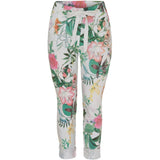 MARTA DU CHATEAU Marta Du Chateau dam byxor MdcRossana Pant White/RedRose3017