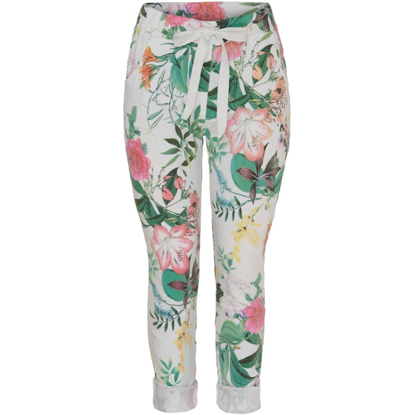 MARTA DU CHATEAU Marta Du Chateau dam byxor MdcRossana Pant White/RedRose3017