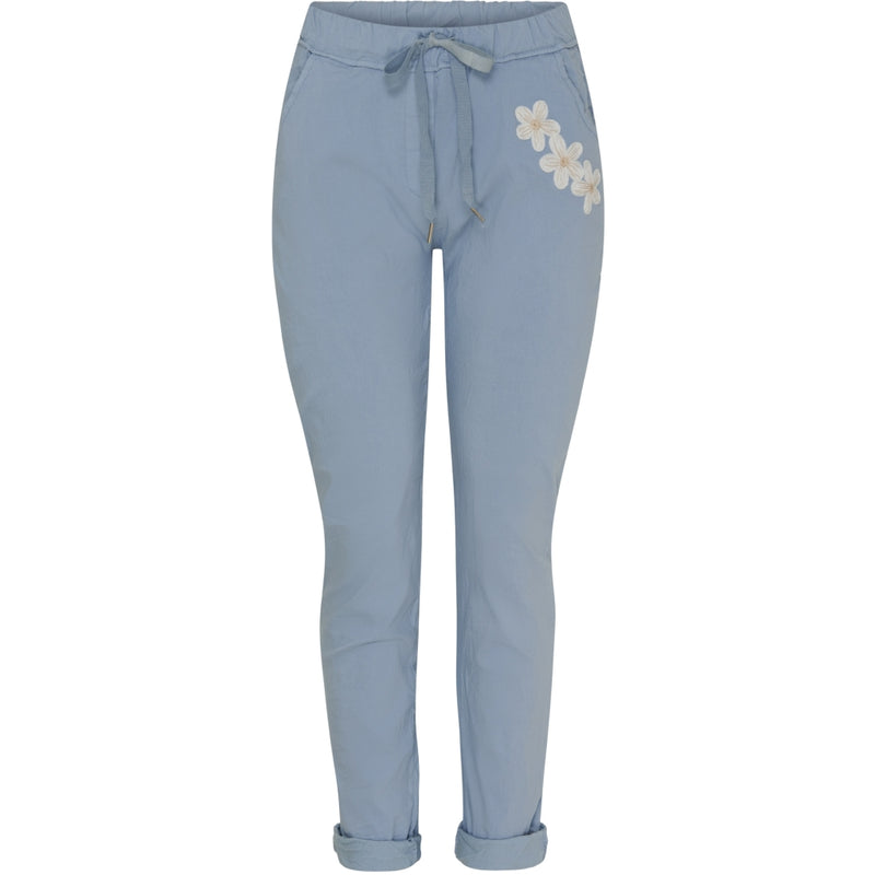 MARTA DU CHATEAU Marta Du Chateau dam byxor MdcTalia Pant Jeans/White Flower