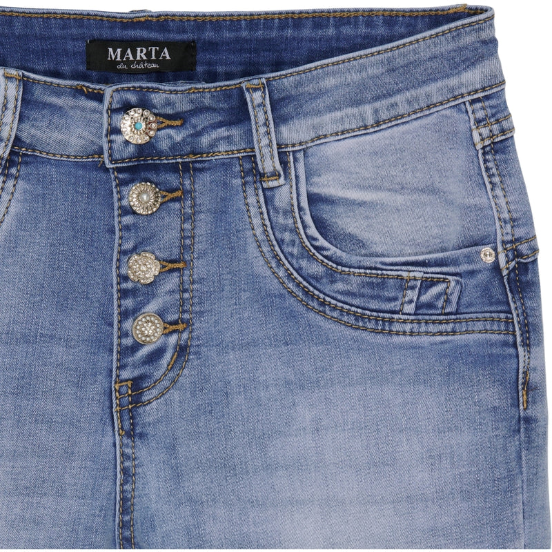 MARTA DU CHATEAU Marta Du Chateau dam jeans Emma 2615 Jeans Denimbluedenim