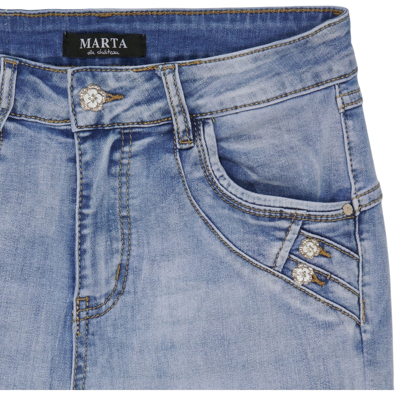 MARTA DU CHATEAU Marta Du Chateau dam jeans Emma 2655 Jeans Denimblue