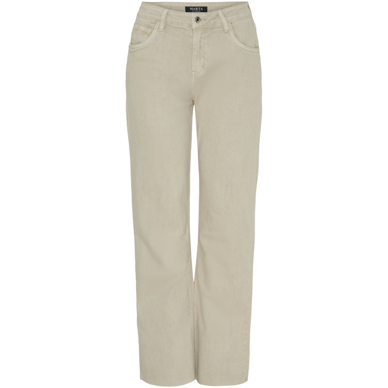 MARTA DU CHATEAU Marta Du Chateau dam jeans MdcVanda Jeans Beige