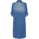 MARTA DU CHATEAU Marta Du Chateau dame kjole MdcFlorentina Dress Medium Blue