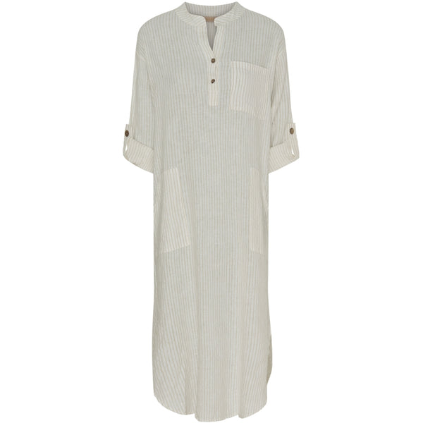 MARTA DU CHATEAU Marta Du Chateau dam klänning MdcNess Dress Panna Beige 1752 Stripe