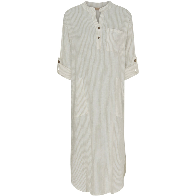 MARTA DU CHATEAU Marta Du Chateau dam klänning MdcNess Dress Panna Beige 1752 Stripe
