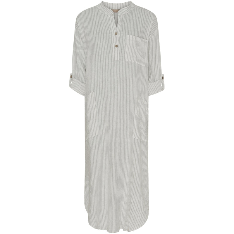 MARTA DU CHATEAU Marta Du Chateau dam klänning MdcNess Dress Panna Grey Stripe