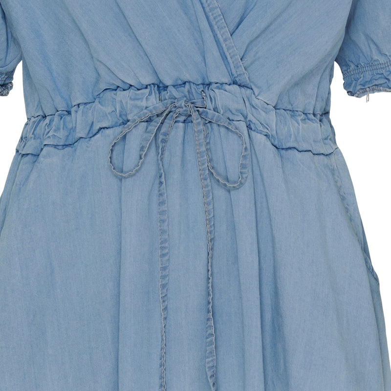 MARTA DU CHATEAU Marta Du Chateau dam klänning MdcNorma Dress Light Blue Beige