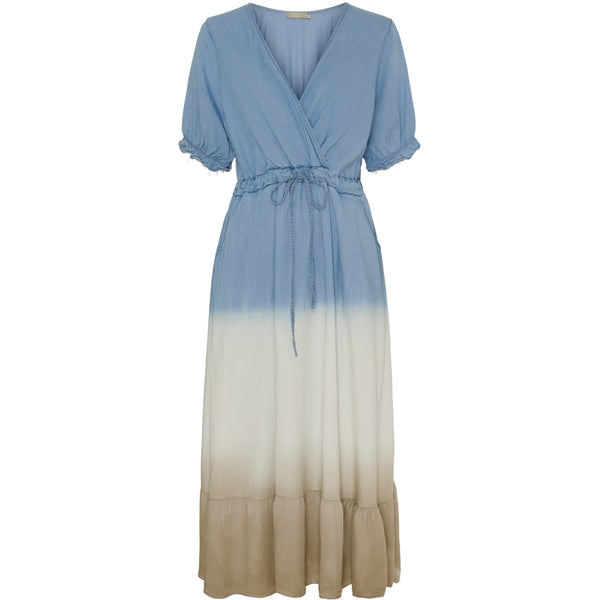 MARTA DU CHATEAU Marta Du Chateau dam klänning MdcNorma Dress Light Blue Beige