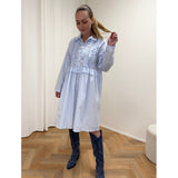 MARTA DU CHATEAU Marta Du Chateau dam klänning MdcViolet Dress LightBlue64.