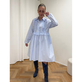 MARTA DU CHATEAU Marta Du Chateau dam klänning MdcViolet Dress LightBlue64.