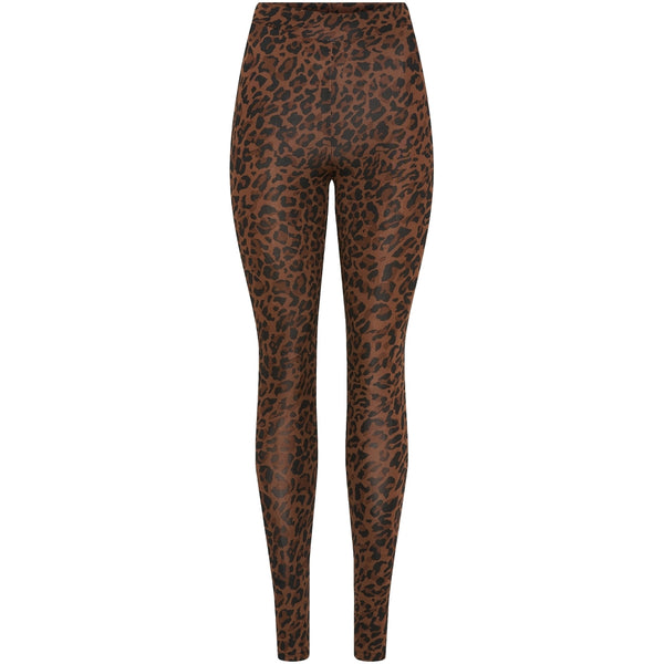 MARTA DU CHATEAU Marta Du Chateau dam leggins MDC-122 Leggins Brown Print