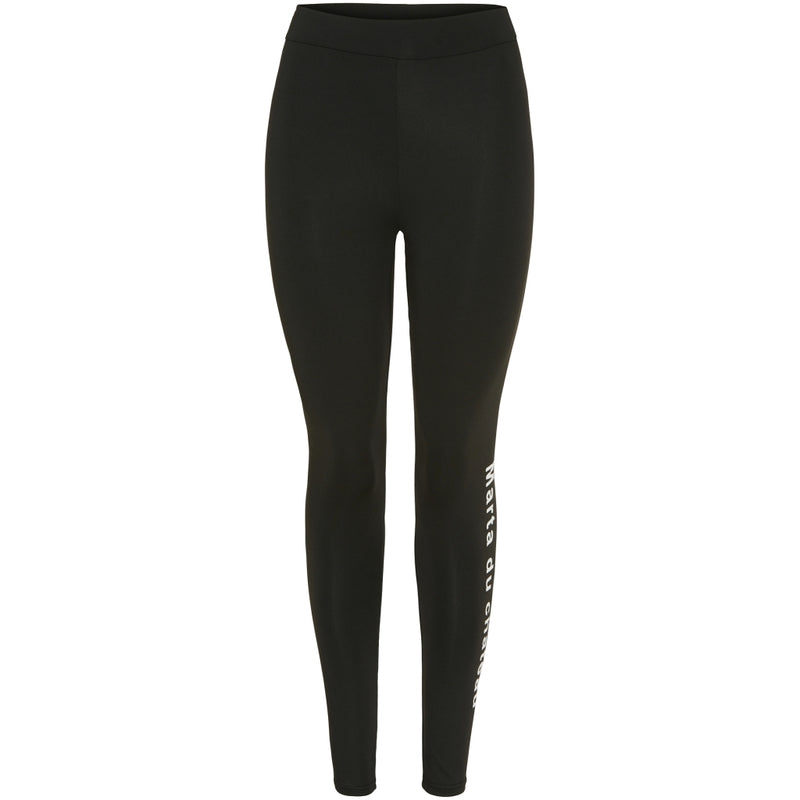 MARTA DU CHATEAU Marta Du Chateau dam leggins MDC-125 Leggins Black letter