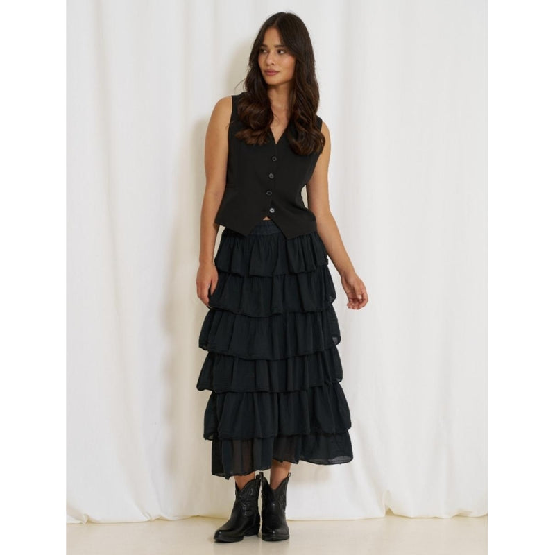 MARTA DU CHATEAU Marta Du Chateau dam kjol Mdckaren 7664 Skirt Black