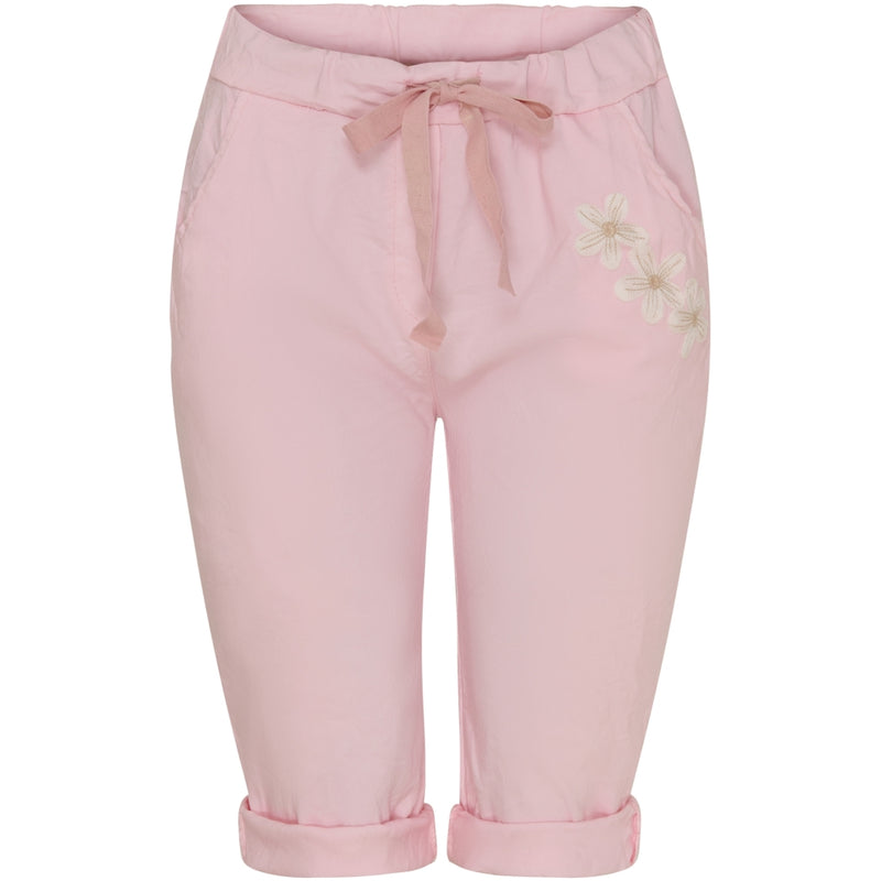 MARTA DU CHATEAU Marta Du Chateau dam shorts MdcRosetta Shorts Baby Pink/White Flower