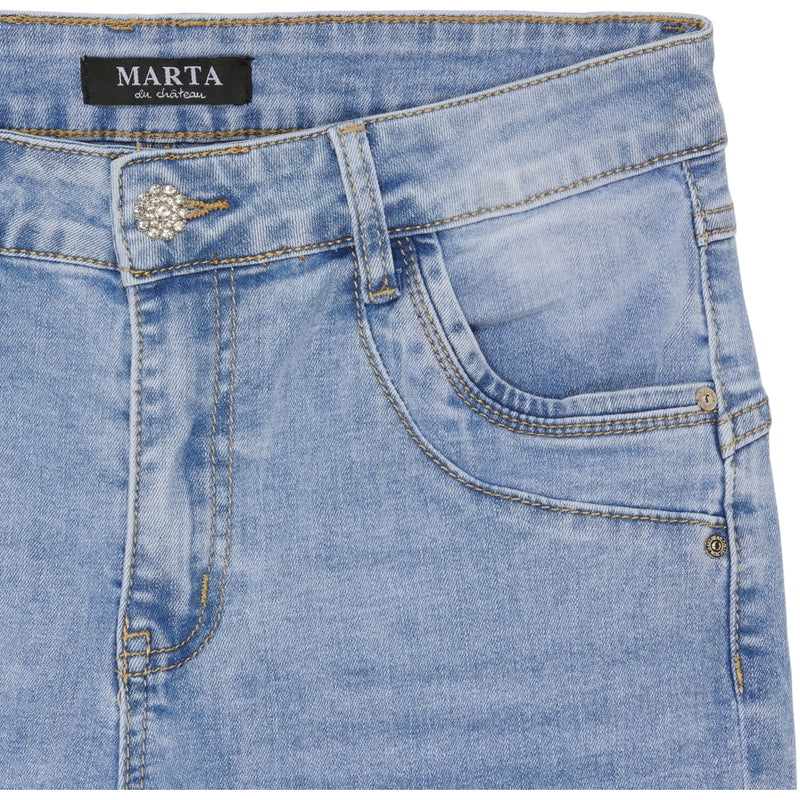 MARTA DU CHATEAU Marta Du Chateau dam shorts MdcSamara Shorts Denim