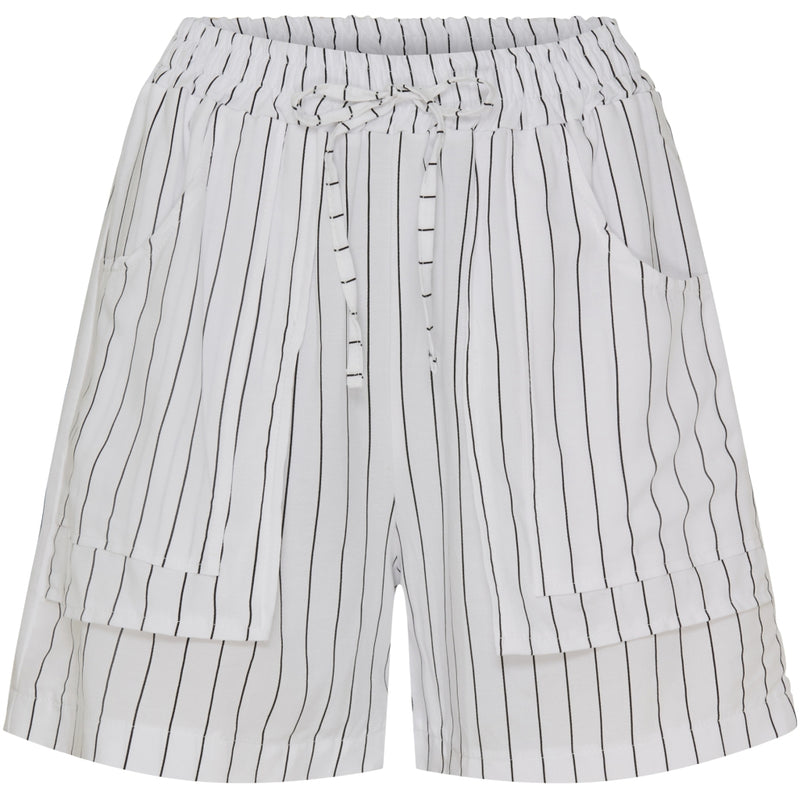 MARTA DU CHATEAU Marta Du Chateau dam shorts MdcZita Shorts White/Black Stripe