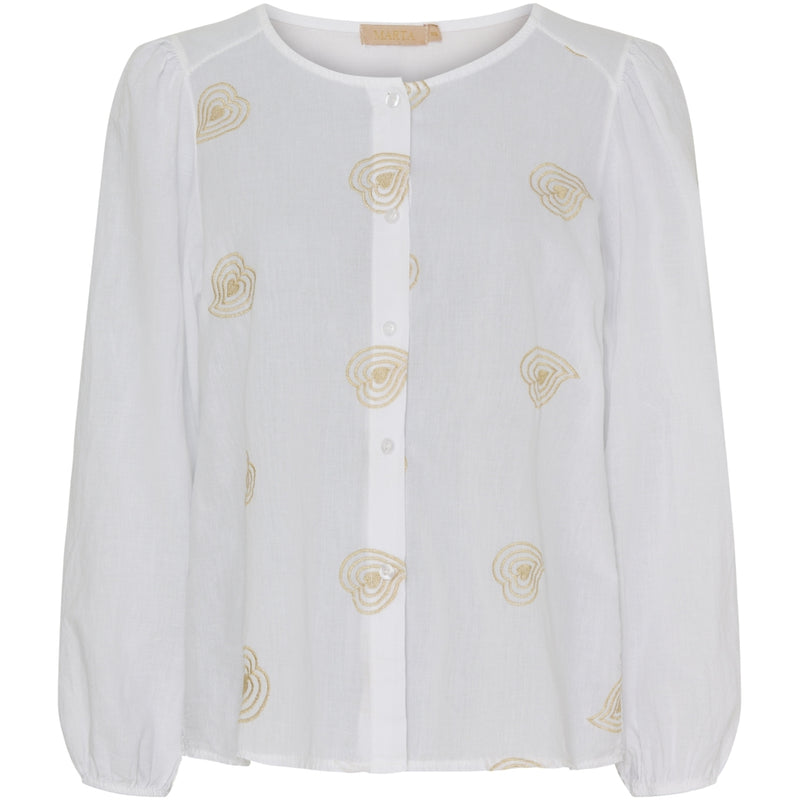 MARTA DU CHATEAU Marta Du Chateau dam skjorta MdcMiriam Shirt White