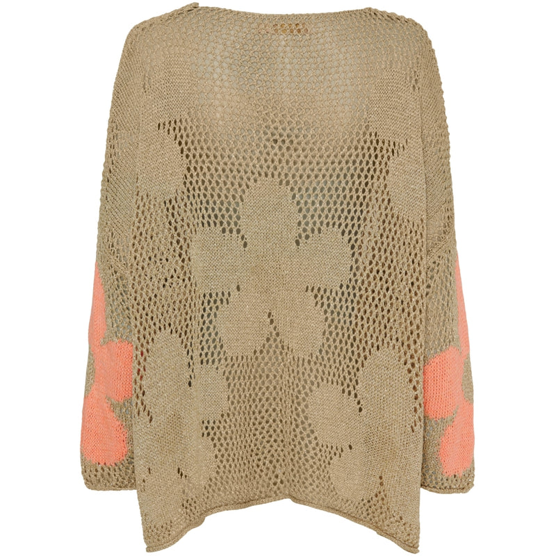 MARTA DU CHATEAU Marta Du Chateau dam stickad MdcAnnelie Knit Gold/Salmon503