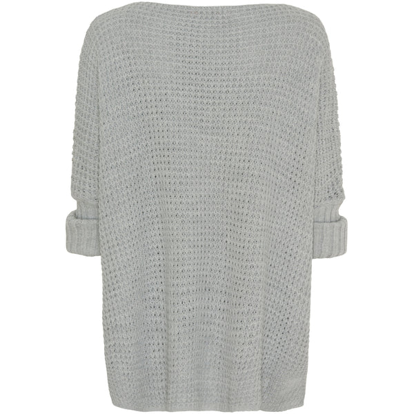 MARTA DU CHATEAU Marta Du Chateau dam stickad MdcJudith Knit Lightgrey